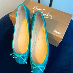 Christian Louboutin Rosella Flat in Eel Grossgrain